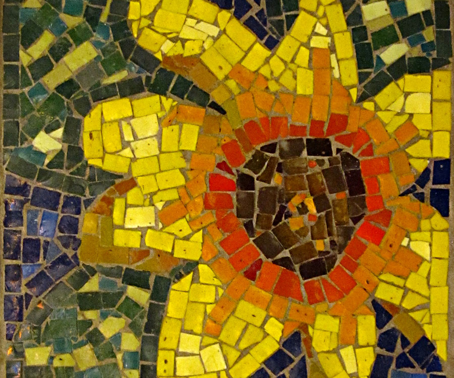 Yellow Flower Mosaic