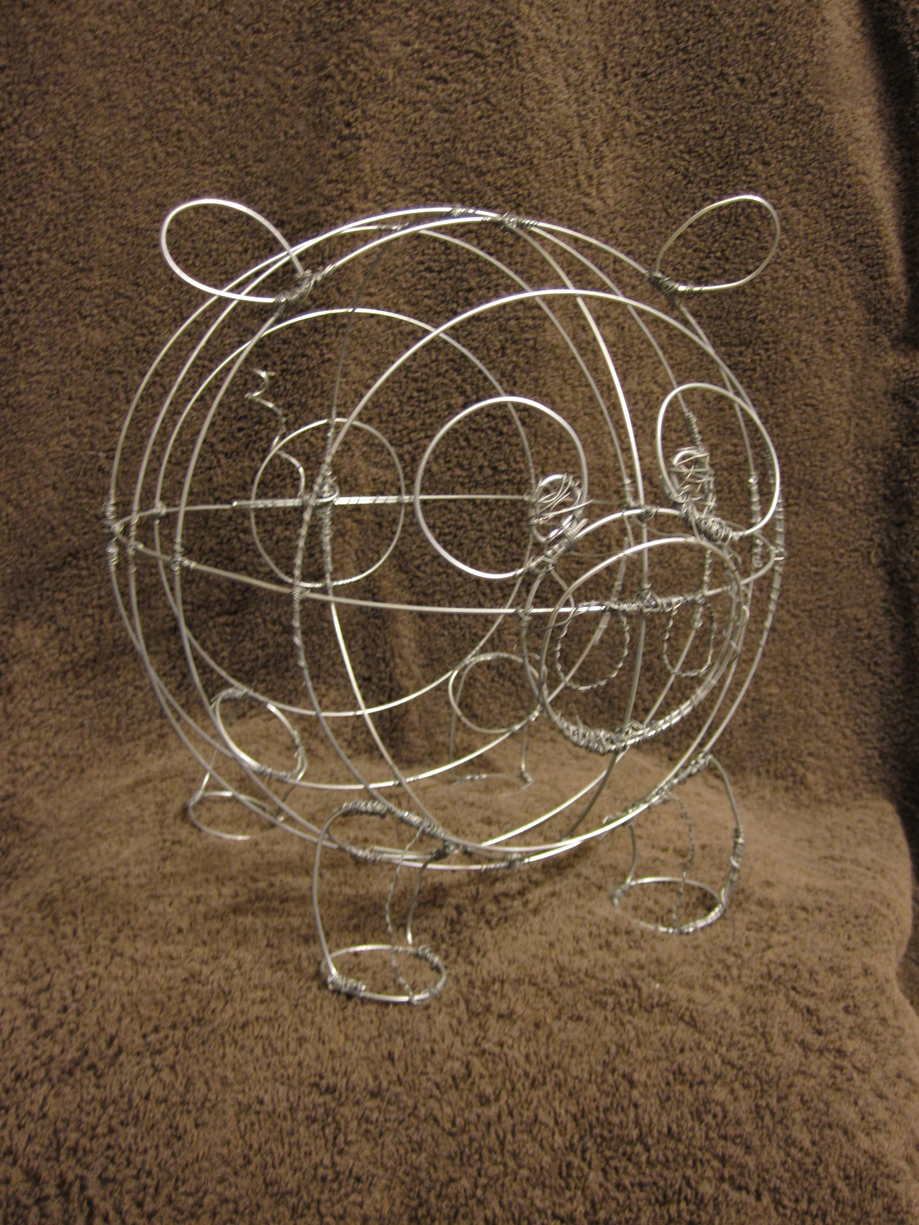 Piggy Wire Sculpture