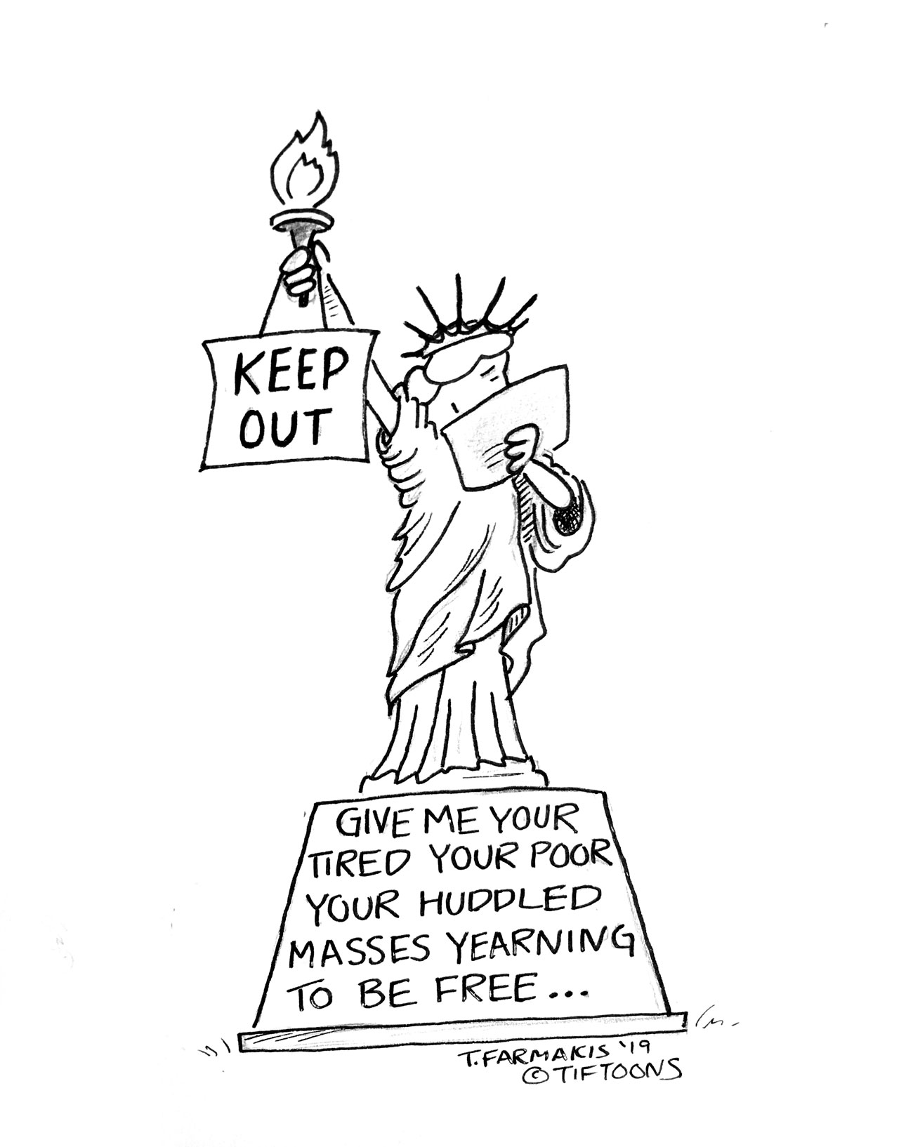 Keep Out Toon