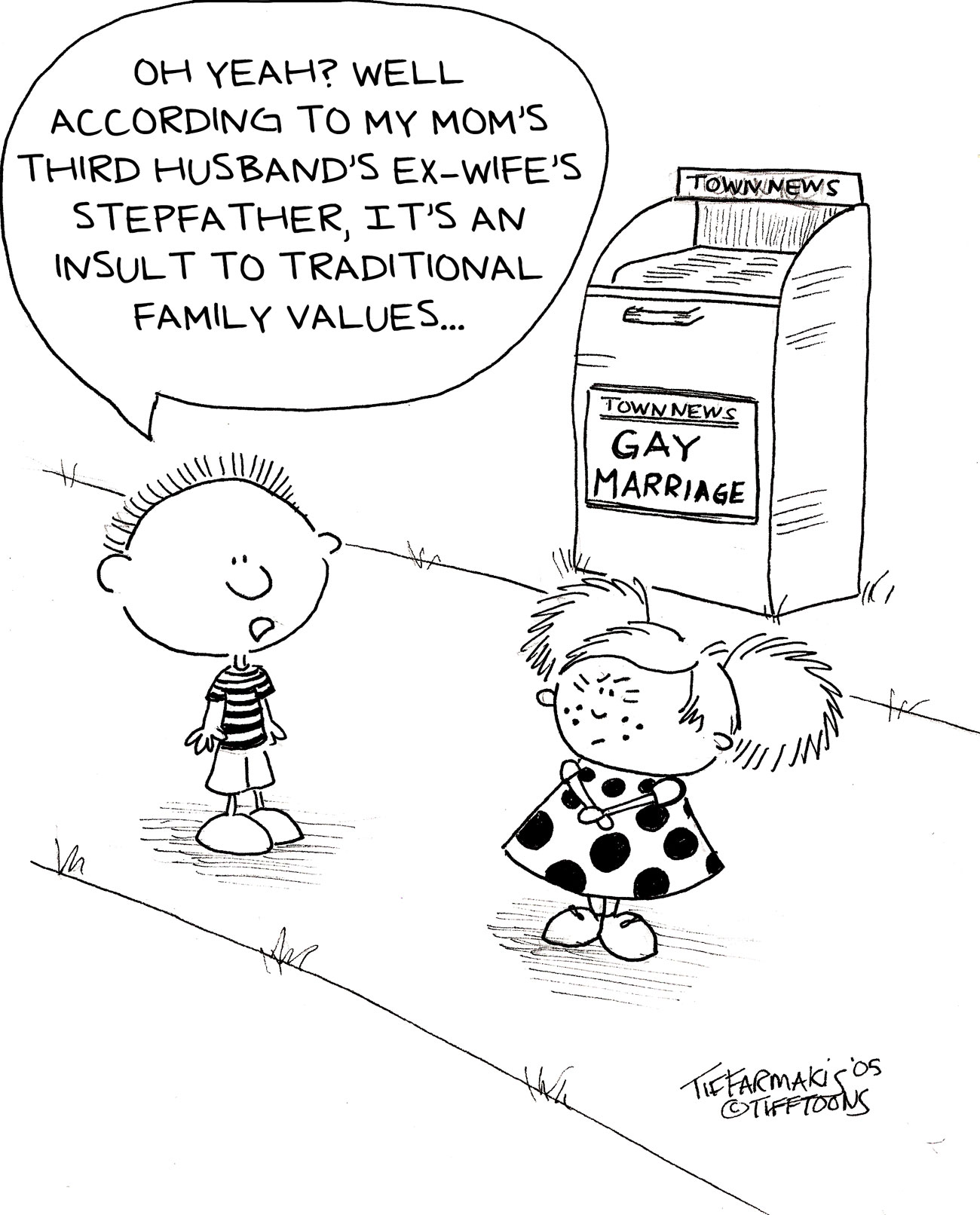 Gay Marriage Toon